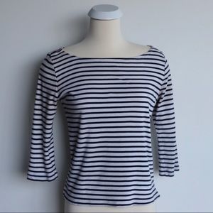 Stripped Boatneck